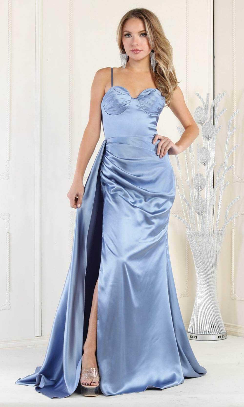 May Queen, May Queen RQ7960 - Sweetheart Sleeveless Prom Dress